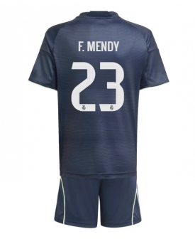 Real Madrid Ferland Mendy #23 Maglia Gara Trasferta Repliche 2025-26 Bambino Maniche Corte